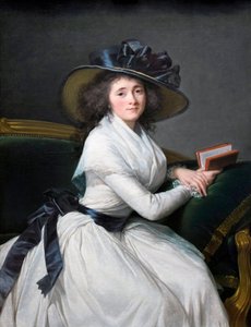 "Porträtt av Comtesse de la Chatre (Marie Charlotte Louise Perrette Aglae Bontemps) av Elisabeth Louise Vigee-Lebrun