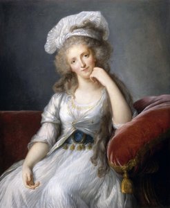 Louise Marie Adelaide de Bourbon-Penthièvre, hertiginna av Orleans av Elisabeth Louise Vigee Lebrun