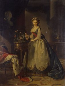 Porträtt av kejsarinnan Elizabeth Alexeievna, prinsessan Louise av Baden 1779-1826, 1795 av Elisabeth Louise Vigee Lebrun