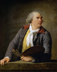 Porträtt av Hubert Robert 1733-1808, 1788. av Elisabeth Louise Vigee Lebrun