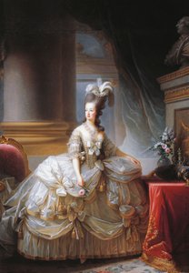 Porträtt av Marie Antoinette (Wien av Elisabeth Louise Vigee Lebrun