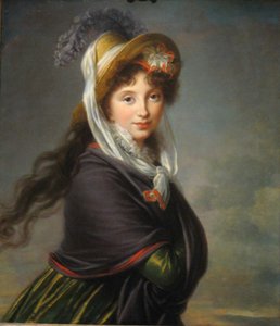 Porträtt av prinsessan Irina Ivanovna Vorontsova, född Izmaylova 1768-1848, ca 1797 av Elisabeth Louise Vigee Lebrun