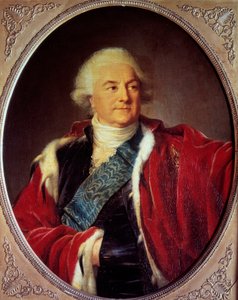 Porträtt av Stanislaus Auguste Poniatowski (1732-1798) Kung av Polen Målning av Marie Elisabeth Louise Vigee Le brun (eller Vigee-Lebrun eller Vigee Lebrun) (1755-1842) 1797 Sön. 0,93x0,74 m Versailles slottsmuseum av Elisabeth Louise Vigee Lebrun