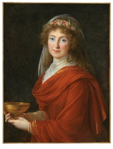 Porträtt av grevinnan Siemontkowsky Bystry av Elisabeth Louise Vigee Lebrun