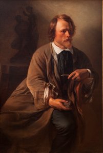 Skulptören Jens Adolf Jerichau, konstnärens make, 1846