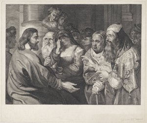 Kristus och kvinnan som greps i äktenskapsbrott av Elisabeth Marie Simons