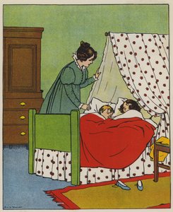 Sovtid (färg litho)
