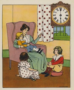 Sagostund (färg litho)