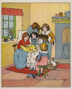 Söndag, Happy Time (färg litho)