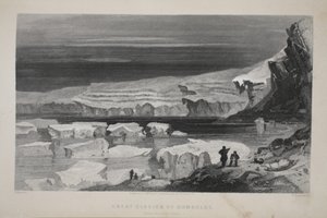 The Great Glacier of Humboldt, illustration från 