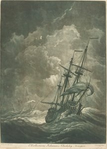 Fraktscen från John Chicheleys samling, 1720-talet. av Elisha Kirkall