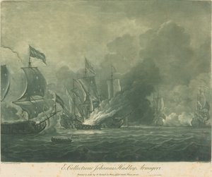 Fraktscen från John Hadleys samling, 1720-talet. av Elisha Kirkall