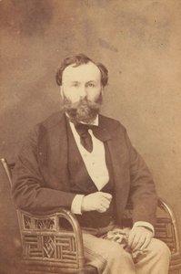 Porträtt av Gustave Moreau 1826-1898, 1874. av Éliza de Romilly
