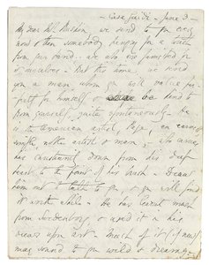 Autografbrev till John Ruskin, Casa Giudi, Florens, 3 juni 1859 av Elizabeth Browning