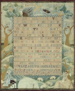 Sampler av Elizabeth Herbert