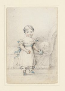 Prinsessan Victoria med en boll, 1822 av Elizabeth Keith Heathcote