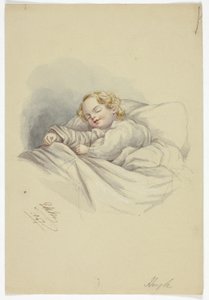 Hugh Sleeping av Elizabeth Murray