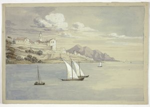 Portofino från havet, Genua av Elizabeth Murray
