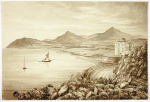 Val of Shanganagh, Dun Laoghaire, med båtar av Elizabeth Murray