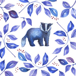 Badger, 2018 (akvarell)