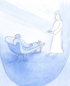 Genom sitt exempel på kärleksfull uppmärksamhet, tröst och förlåtelse visade Kristus mig hur jag borde älska andra, till varje pris, 2000 (w/c på papper) av Elizabeth Wang