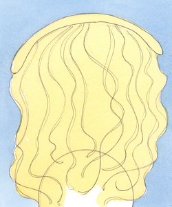 Gud är som en permanent närvaro över oss, som sträcker sig över hela jorden, för att röra, hjälpa, läka, lugna, undervisa och trösta, 2004 (w/c på papper) av Elizabeth Wang