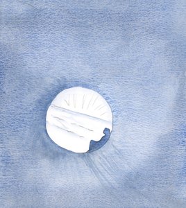 De nåder som Kristus gav oss är som en flod som i full översvämning kommer att föra oss vidare till källan, 2000 (w/c på papper) av Elizabeth Wang