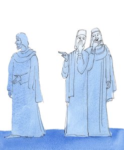 Vi måste upprätthålla en inre frid vid varje provokation, 2004 (w/c på papper) av Elizabeth Wang