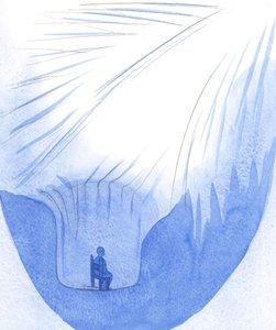 Underbara saker kan hända i nådens liv, oavsett hur begränsat vårt liv är. Varje prövning, om den accepteras, ger ära åt Gud, 2001 (w/c på papper) av Elizabeth Wang