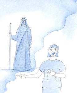 Skulle St. Paul känna igen det?, 2003 (w/c på papper) av Elizabeth Wang