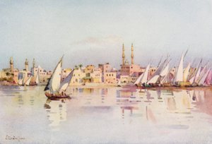 Damietta (färg litho) av Ella Du Cane