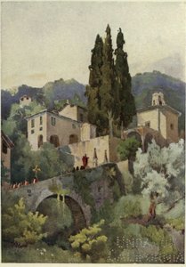 Our Lady of Peace, Comosjön, Illustration från "The Italian lakes" av Richard Bagot