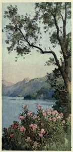 Lago di Como, Illustration från "De italienska sjöarna" av Richard Bagot