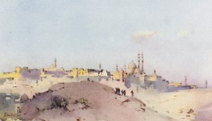 Citadellet (färg litho) av Ella Du Cane