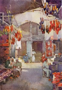Skobasaren, Kairo (färg litho)