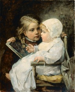 Den unge konstnären, 1885 av Ellen Kendall Baker