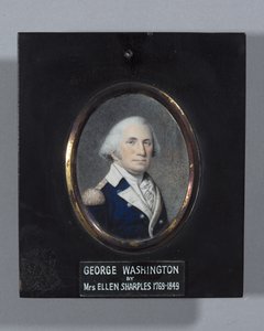 George Washington, förmodligen 1803 (akvarell på elfenben)