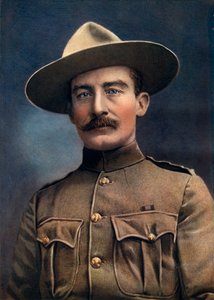 Överste Baden-Powell, generallöjtnant i den brittiska armén, 1902.