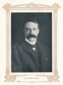Sir Edward Elgar, 1895. av Elliott and Fry
