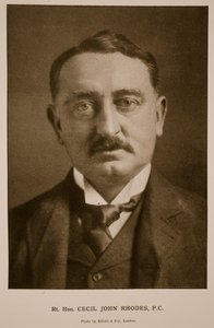 Rt Hon Cecil Rhodes, P.C. (sepiafoto)