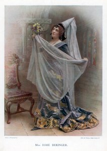 Esme Beringer, brittisk skådespelerska, 1901.