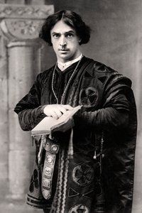 John Martin Harvey 1863-1944, engelsk skådespelare, 1907.
