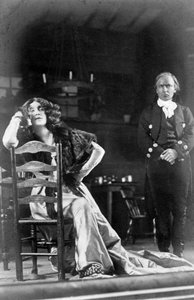 Julia Neilson och Horace Hodges i The Scarlet Pimpernel, c1905.