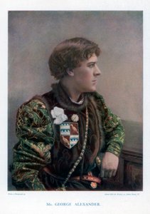Sir George Alexander, engelsk skådespelare och teaterchef, 1901.