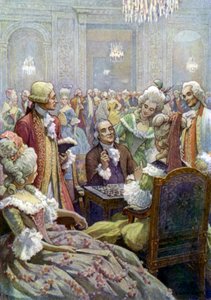Benjamin Franklin vid Ludvig XVI:s hov