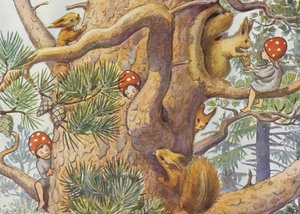 Elsa Beskow Tomtebobarnen 1937 Trädet
