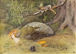 Solägget Kottarna(1932) av Elsa Beskow