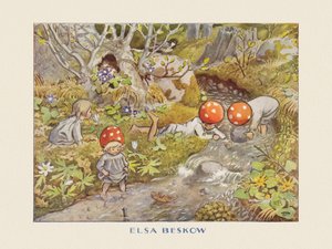 Tomtebobarnen Bäcken av Elsa Beskow