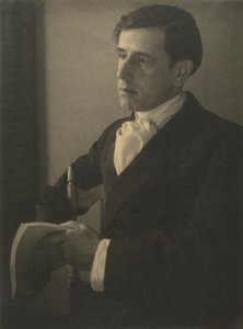 Porträtt av Clarence H. White 1871-1925, ca. 1898. av Ema Spencer