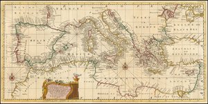1748 års karta - Ett exakt sjökort över Medelhavet och Adriatiska havet; med skärgården och en del av Svarta havet